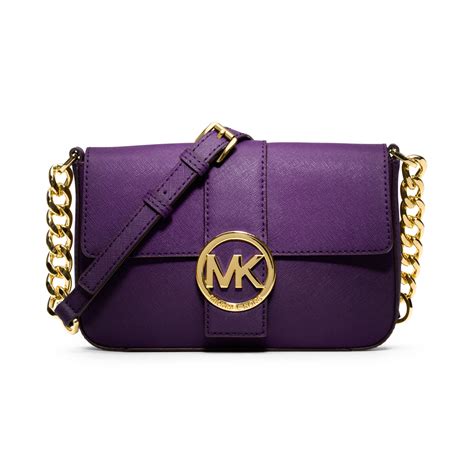 purple leather michael kors purse|women's purple Michael Kors purse.